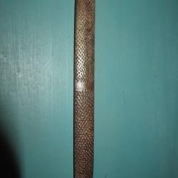 Rape bois demi rond double piqure et double face long 180