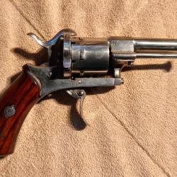 Revolver liégeois à broche type lefaucheux 7mm