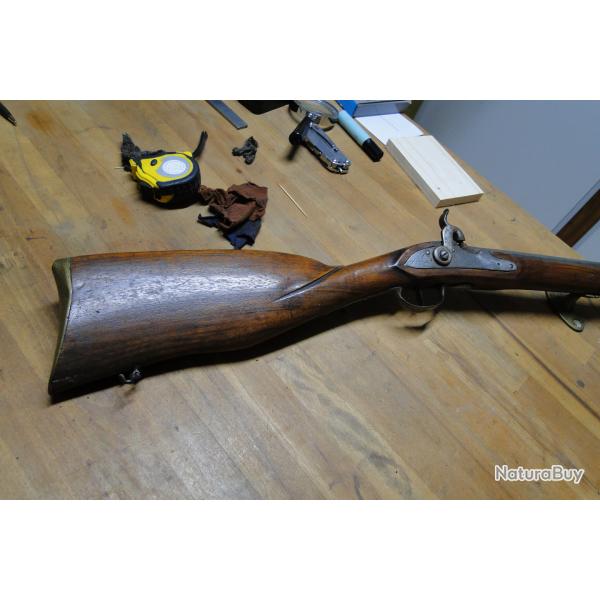 carabine de chasse transforme  percussion bel tat