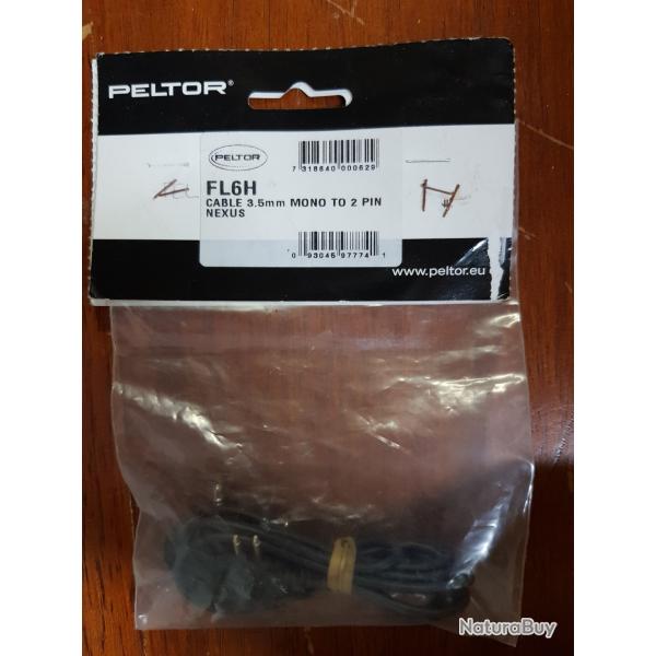 Cable peltor FL6H