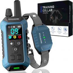 Collier de Dressage pour Chien Portée 3km Modes BIP Vibration et Boost Étanche IP67 Rechargeable