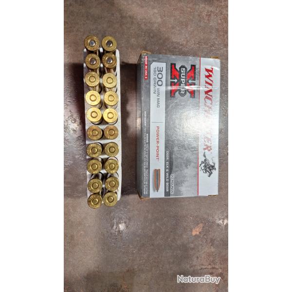 Divers Balles 300 WINCHESTER MAG PowerPoint 180 GRAIN .