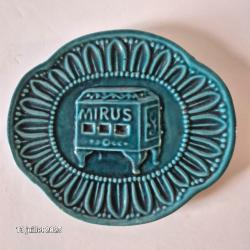 Mignon vintage cendrier, vide poche ou porte savon un classique antique Français poêle à bois