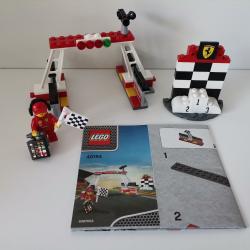 Lego Ligne d'Arrivée et Podium Ferrari no 40194 complet