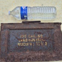 Vieille boîte munition ww2. Collection