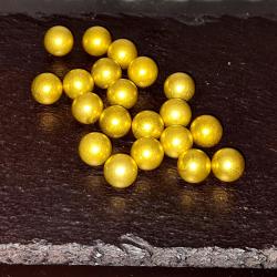 20 BILLES ALUMINIUM CAL.43 T4E 1.80g 11mm COULEUR OR POUR UNE MEILLEURE PENETRATION ET VELOCITE