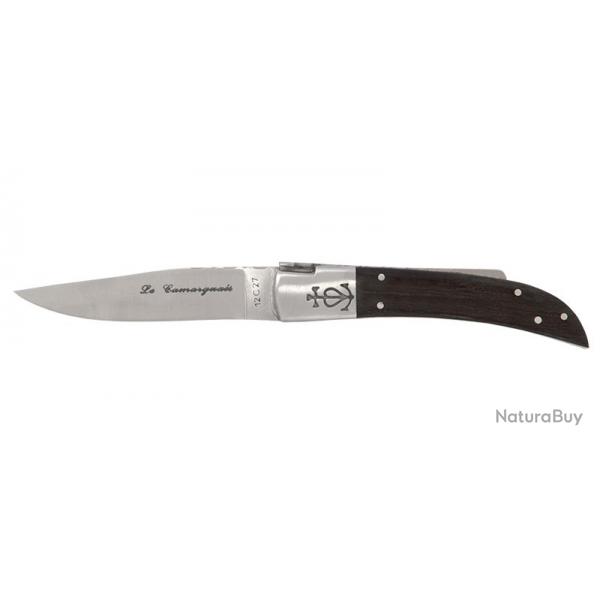 Couteau Camarguais N12 Trident soud - Lame 105mm - Manche Ebne