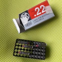 Balles de 22 LR TRAÇANTES.