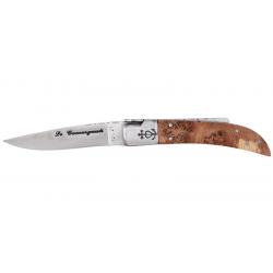 Couteau Camarguais N°10 Trident forgé - Lame 90mm - Manche Genévrier