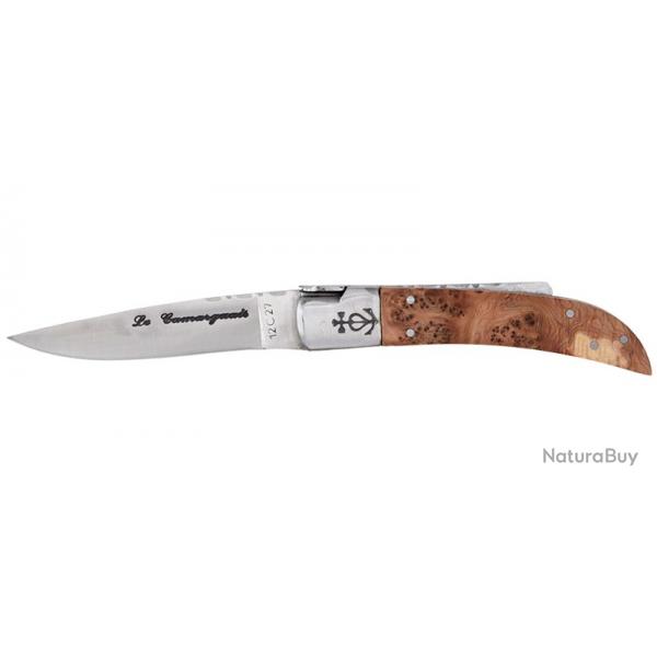 Couteau Camarguais N10 Trident forg - Lame 90mm - Manche Genvrier