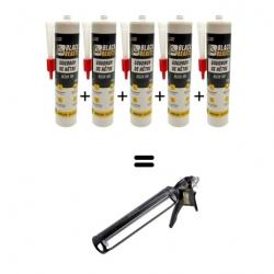 Flash ! Pack de 5 Goudrons de hêtre BLACK BEASTS cartouche 310g + pistolet offert