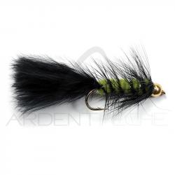 Mouche FMF Wooly bugger gold nugget olive 1607 H10