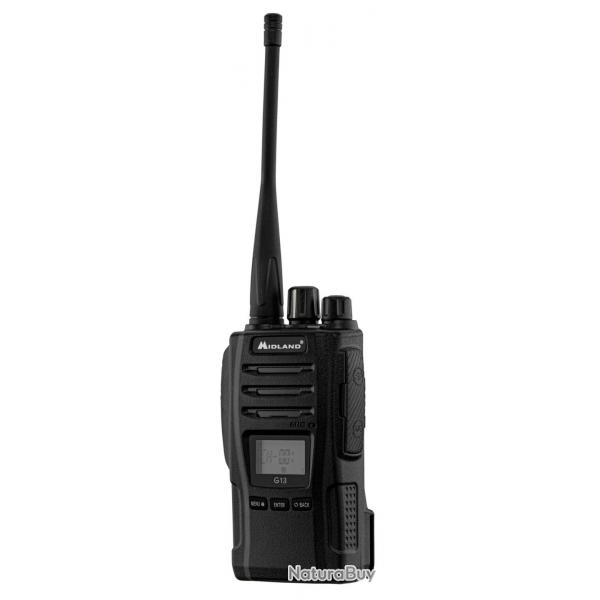 Talkie-Walkie Midland G13 - Noir ou orange noir