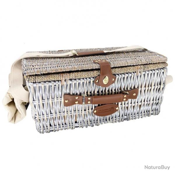 Panier pique-nique isotherme 4 personnes avec porte-bouteille