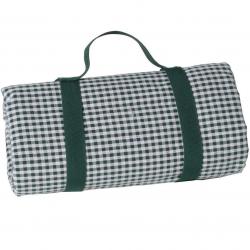 Nappe pique-nique vichy vert foncé XL - 280 × 140 cm