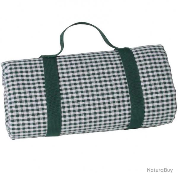 Nappe pique-nique vichy vert fonc XL - 280  140 cm