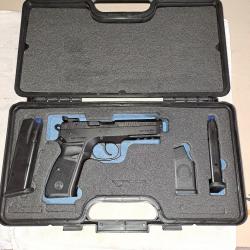 Pistolet CANIK P120 9x19 avec option hausse réglable.