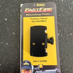 Embase picatinny pour point rouge Burris Fastfire 2