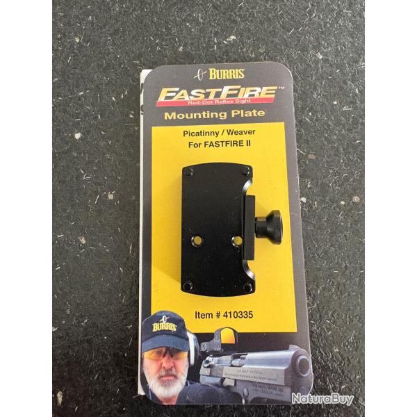 Embase picatinny pour point rouge Burris Fastfire 2