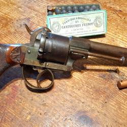 Superbe Revolver Signé Lefaucheux calibre 12mm Civil (Zaoué à Marseille)