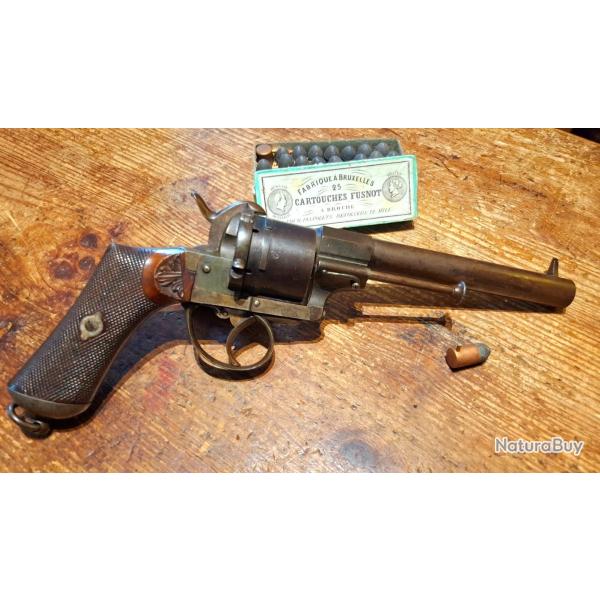 Superbe Revolver Signé Lefaucheux calibre 12mm Civil (Zaoué à Marseille)