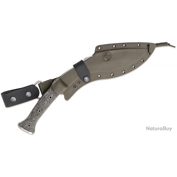 Machette CONDOR K-Tact  Kukri Lame en acier 1075HC Manche Micarta avec Etui Kydex