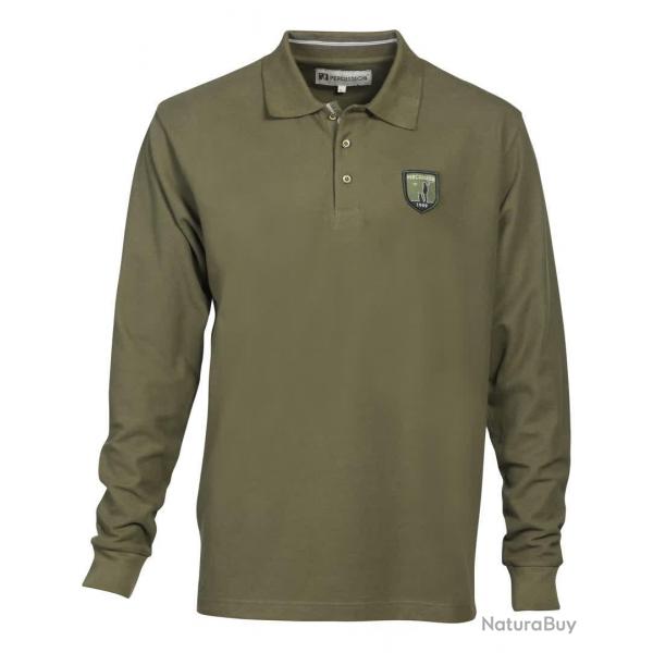 Polo de chasse Percussion ML - Ecusson Logo - 3XL