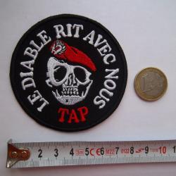patch insigne écusson militaire armée TAP Troupes Aéroportées dia.7,8