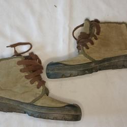 Chaussure de brousse pataugas Wissart pointure 41 guerre Algérie