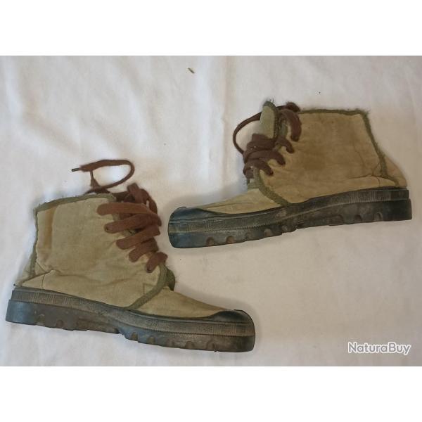 Chaussure de brousse pataugas Wissart pointure 41 guerre Algrie