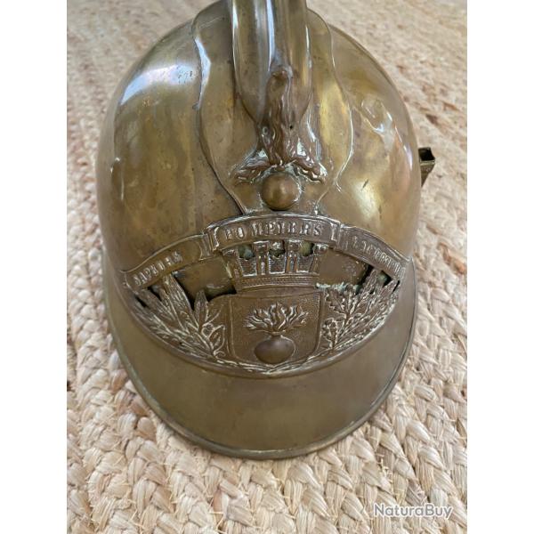 Casque pompier en Laiton