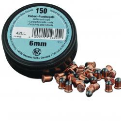 RWS 6MM FLOBERT CONIQUES X150