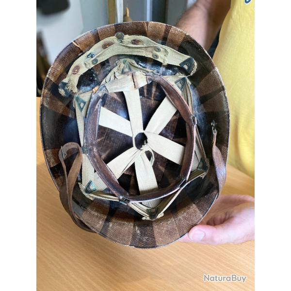 Liner casque US Westinghouse - ww2 - avec jugulaire