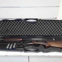 Fusil superpose Fair CARRERA 3 cal.12/76 bois can.76cm + malette