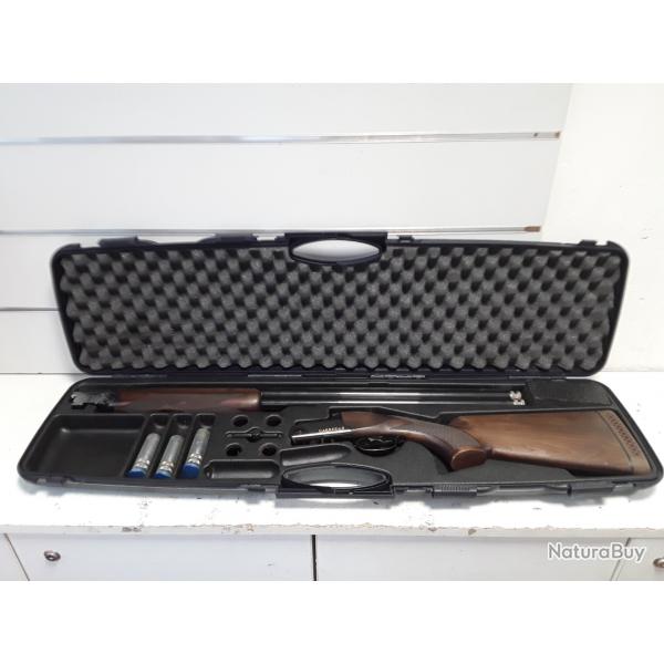 Fusil superpose Fair CARRERA 3 cal.12/76 bois can.76cm + malette