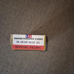 MUNITION SOLOGNE CAL 458 LOTT SPECIAL FELINS