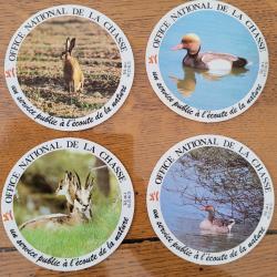 Lot d'autocollants de chasse , ONC