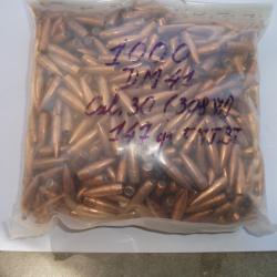 100 OGIVES CAL 30 D.M 41 147 gr d'un lot de 1000 vendues par 100