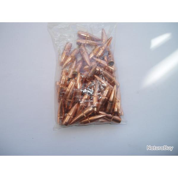 100 OGIVES CAL 30  Hornady  150 gr  F.M.J.