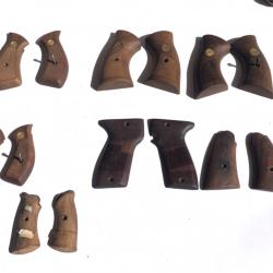 Lot de plaquettes de revolvers