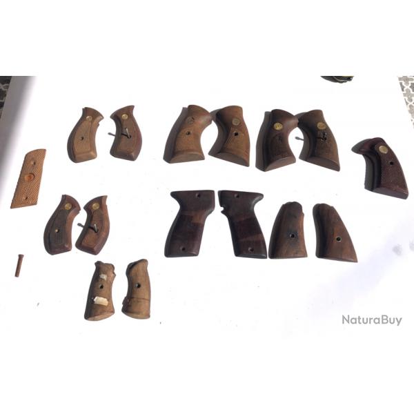 Lot de plaquettes de revolvers