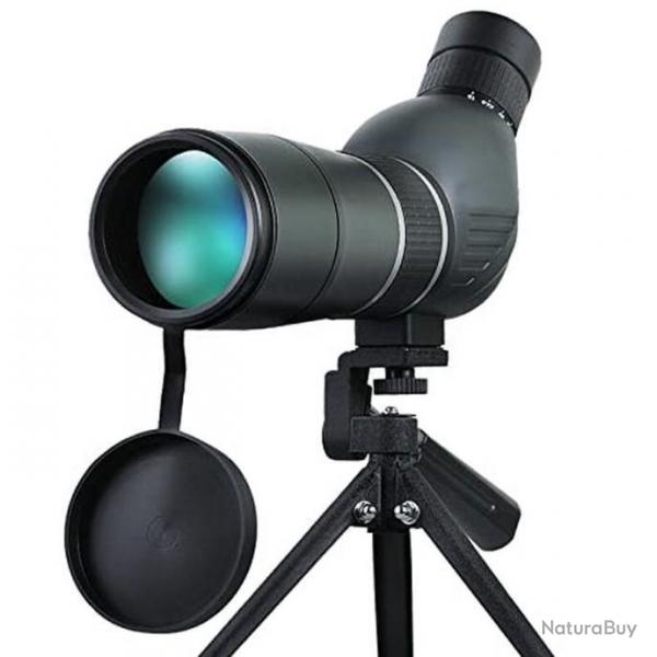 ENCHRE  1 | Longue Vue 15-45x60 coude  45 DIGITAL OPTIC avec trpied de table