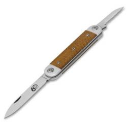 Couteau pliant Maserin gamme "Sessantesimo" jaune 195.MCG