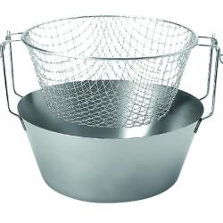 Friteuse panier 2.8L Artame inox 18/10 tout feux fond thermique