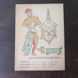 Protège cahier publicitaire Zebrasif 1950