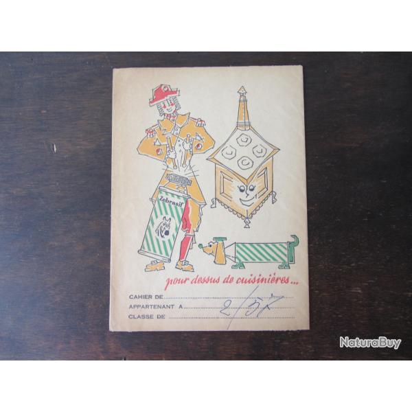 Protge cahier publicitaire Zebrasif 1950