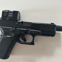 glock, 19 génération, cinq canon fileté m o s calibre 9 × 19 mm
