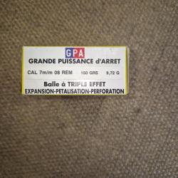 MUNITION SOLOGNE CAL 7M/M 08 REM