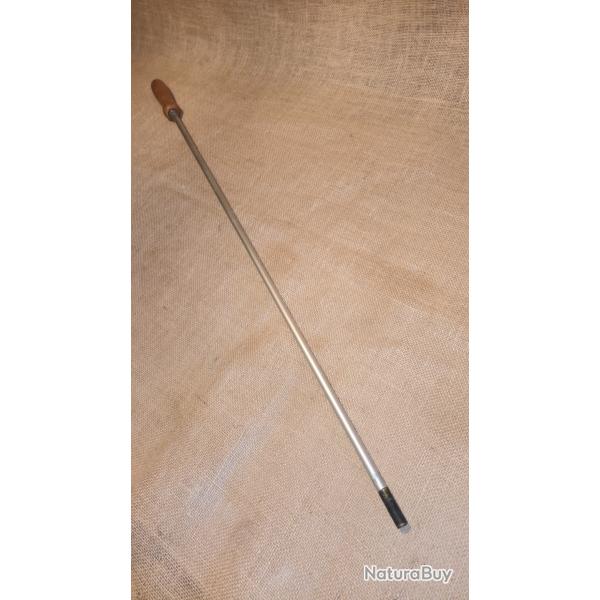 Baguette pour poudre noir en aluminium L75cm , diamtre 10mm