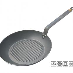 Poele grill ronde De bruyer MINERAL diam.26cm